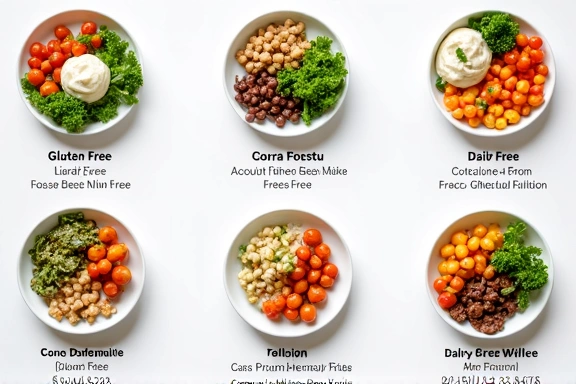 Opzioni alimentari personalizzate